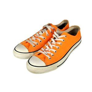 Converse All Stars Neon Orange Unisex Sneakers Women's 12 Men's 10